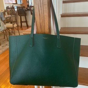 Tory Burch Green Perry Reversible Tote